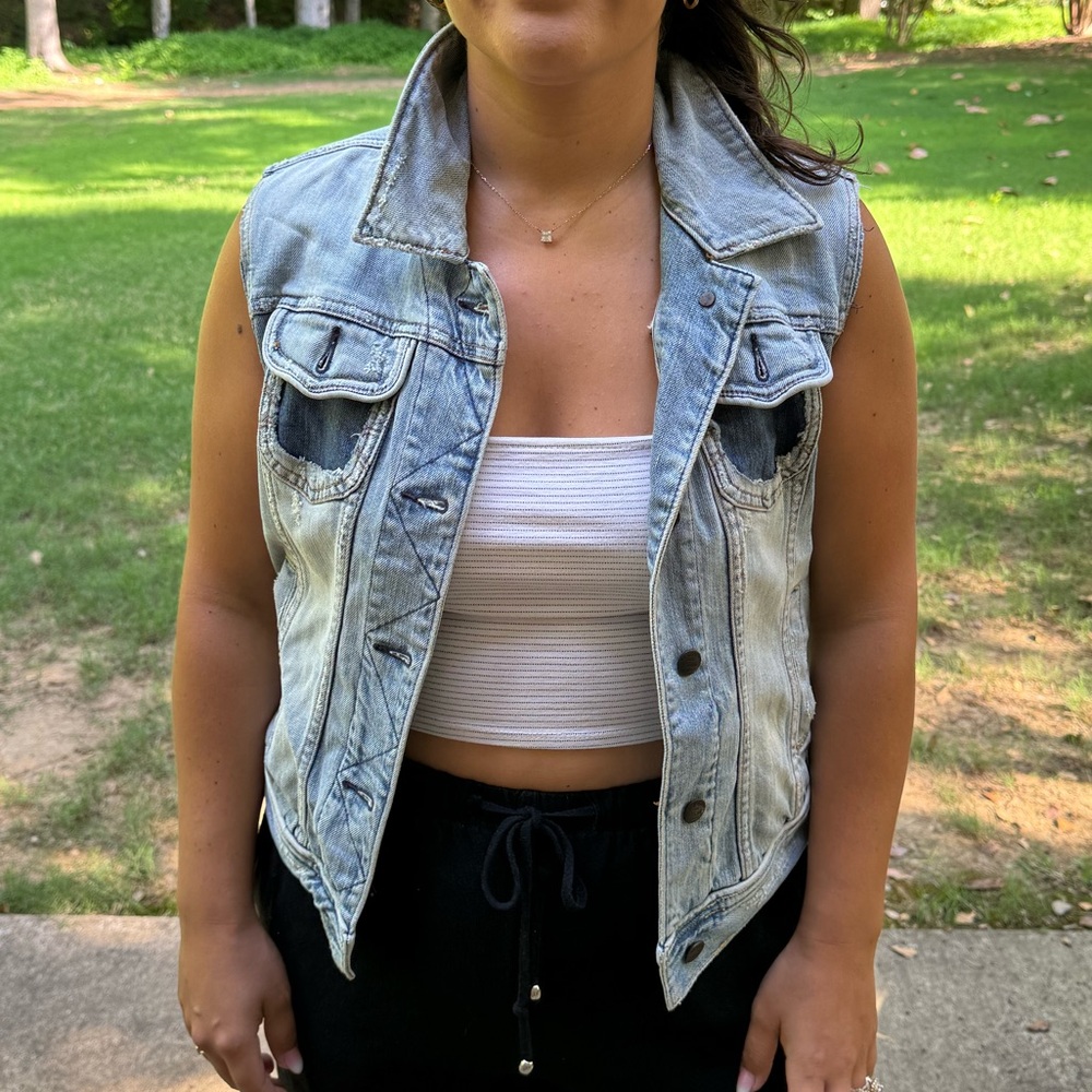 Vintage Jean Vest